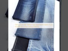 TWILL Style High Stretch Dark Blue Denim Fabric 11.2oz JSD3039 for Long-Lasting Clothing