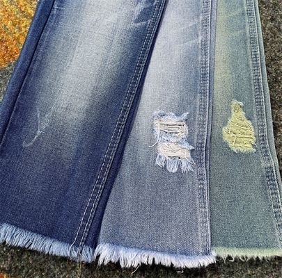 Buy TWILL Style Cotton Polyester DARK INDIGO Denim Fabric Whit 60% Cotton JSD3077 For Jeans online manufacture