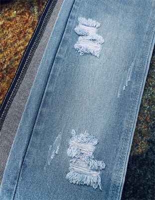 Buy 100% Cotton DARK BLUE Heavy Weight  Denim Fabric 13.3OZ For Jacket Jeans online manufacture