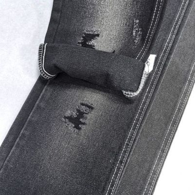 Buy Rigid Black 60% Cotton Polyester Denim Fabric 25%Polyester 15% Rayon 12.5oz online manufacture