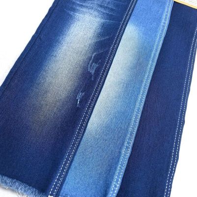 Buy Indigo Blue Satin Good Stretch Denim Fabric With Ready Stock For Legging Pants online manufacture