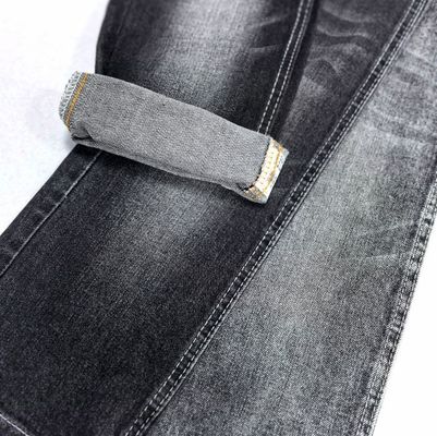 Buy Heavy Weight Black Warp Slub Cotton Denim Fabric For Lady Or Man Jeans online manufacture