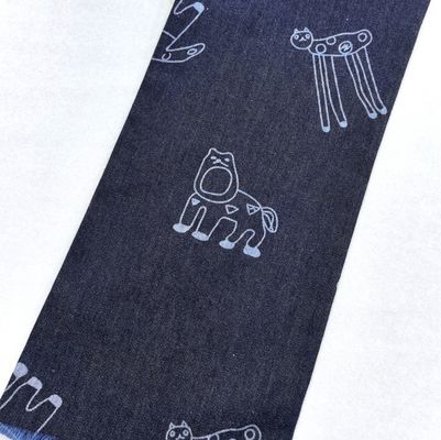 Buy Animal Printed Light Weight Denim Fabric For Kids Jeans Jacket Or Shirt online manufacture