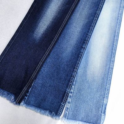 Buy 92% C 6% P 2% S Cotton Spandex Denim Fabric Stretch Super Dark Blue 11oz online manufacture