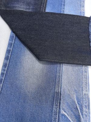 Buy 98% Cotton 2% Spandex Cotton Spandex Denim Fabric 9.7oz Super Dark Blue 66'' 67'' online manufacture
