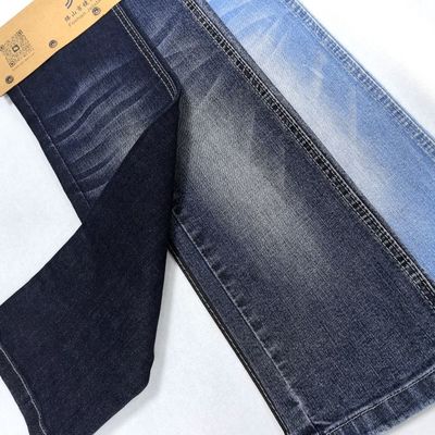 Buy stretch dark blue denim fabric 9.2oz online manufacture