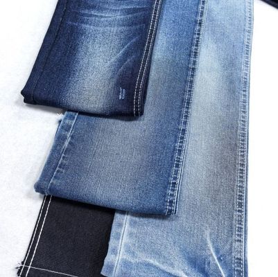 Buy high stretch heavy weight dark blue denim fabric 11.2oz online manufacture