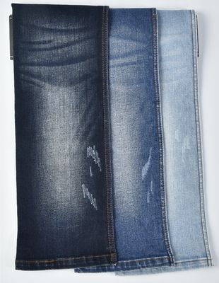 Buy Shrink-resisitant COTTON POLYESTER SPANDEX DENIM FABRIC QY001 10.5 oz online manufacture
