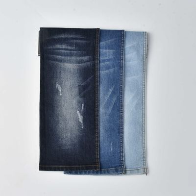 Buy Shrink-resisitant COTTON POLYESTER SPANDEX DENIM FABRIC QY006-1 9.4 oz online manufacture