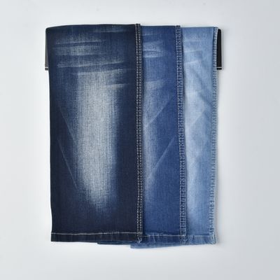 Buy Shrink-resisitant COTTON POLYESTER SPANDEX DENIM FABRIC QY018 9.1 oz online manufacture