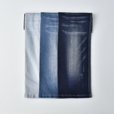 Buy Shrink-resisitant COTTON POLYESTER SPANDEX DENIM FABRIC QY023 9.6 oz online manufacture