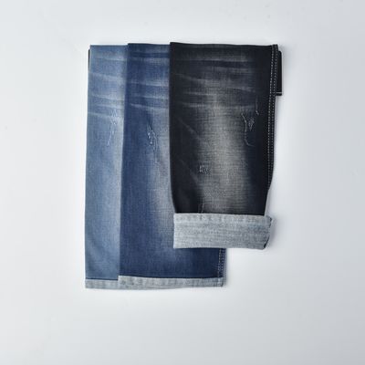 Buy Shrink-resisitant COTTON POLYESTER SPANDEX DENIM FABRIC QY024-1 11.3 oz online manufacture