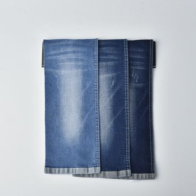 Buy Shrink-resisitant COTTON POLYESTER SPANDEX DENIM FABRIC QY036-10 10.6 oz online manufacture
