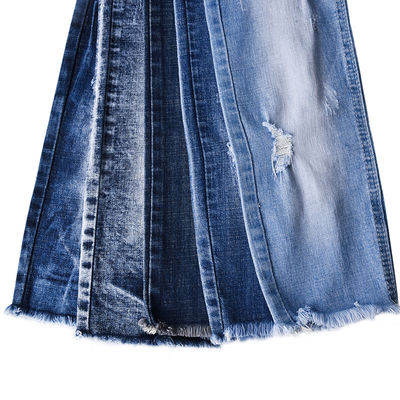 Buy Shrink Resistant Polyester Spandex Stretch Cotton Denim Fabric 9.9oz online manufacture