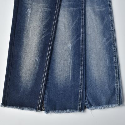Buy 9.9oz Shrink Resistant Cotton Polyester Spandex Denim Stretch Jean Fabric online manufacture