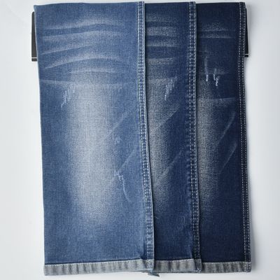 Buy 11oz Printed Stretch Denim Fabric Cotton Polyester Spandex Shrink Resistant online manufacture