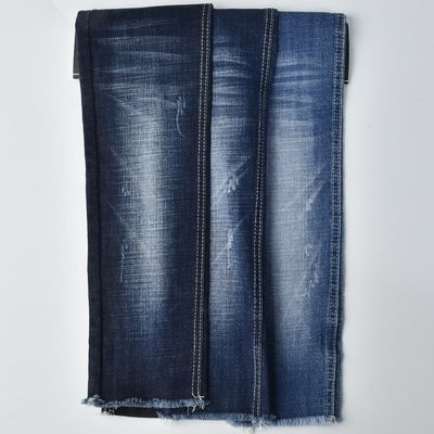 Buy Shrink Resistant Cotton Polyester Spandex Stretch Cotton Denim Fabric 10.3oz online manufacture
