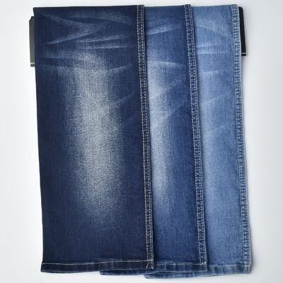 Buy 8.5oz Colored Stretch Denim Fabric Woven Cotton Polyester Spandex Denim Fabric online manufacture