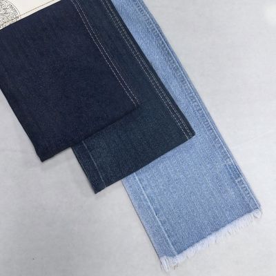 buy 10oz Dark Blue Herringbone Jacquard Denim Fabric  Stretch Free For Jeans Or Coat In-Stock online manufacture