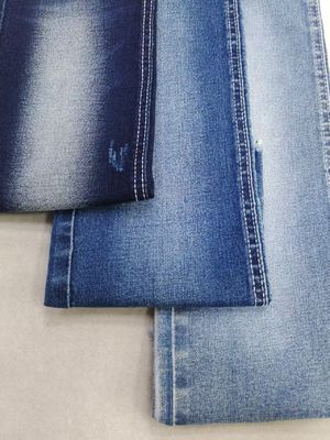 Buy Weak Stretch  Cotton Polyester Dark Indigo Denim Fabric  JSD3037 9.6OZ online manufacture