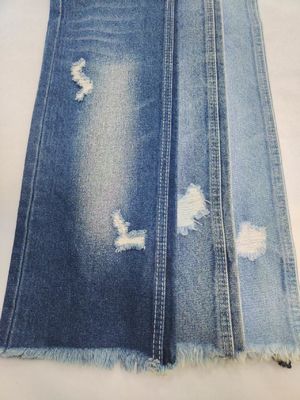 Buy Super-soft Heavy Weight Cotton Polyester DARK INDIGO Denim Fabric with 7*7Construction JSD3172 12.8oz online manufacture
