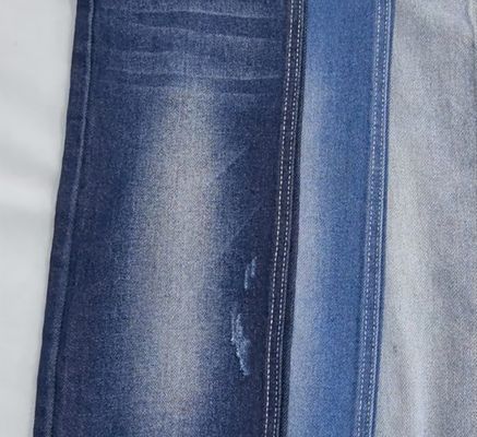 Buy Stretch Mid-stretch Dark Blue Denim Fabric 11.4 oz JSD3042 with 8OE*16/70TR Yarn Count and Stretch online manufacture
