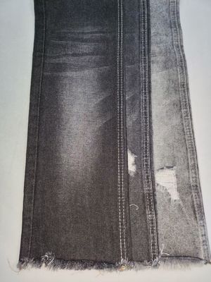 Buy TWILL Style Super-soft Heavy Weight  BLACK/WHITE Denim Fabric  JSD3250B 11.3oz For  Lady Jeans Or Boyfriends Pants online manufacture