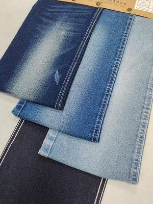 Buy 11oz Cotton Polyester Spandex Denim Fabric TWILL Style High Stretch  For Jeans online manufacture
