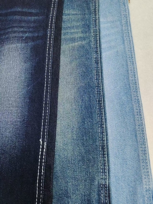 Buy Weak Stretch Siro TWILL Style Cotton Polyester Rayon  Denim Fabric 11oz For Jeans online manufacture