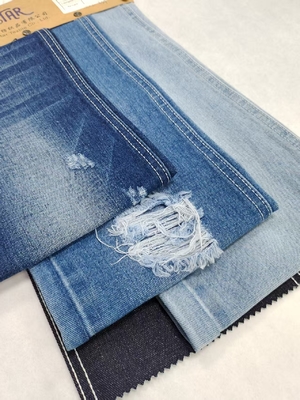 Buy 11.2oz Heavyweight Cotton Polyester Denim Fabric Woven Twill For Jeans In-Shock Items online manufacture