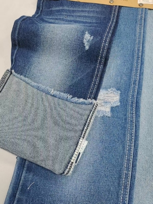 Buy Wrinkle Resistant 10.7oz Twill Denim Fabric 80% Cotton Dark Indigo For Jeans online manufacture