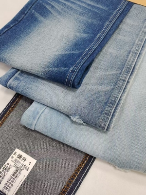 Buy Good quality 85%Cotton woven twill style dark indigo Denim Fabric  for denim Jeans JSD3075-1 online manufacture