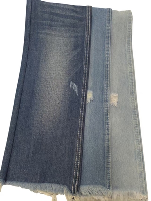 Buy High quality  No elastic Cotton Polyester Rayon DARK INDIGO Denim fabric  JSD3337-1 for fashion jeans online manufacture