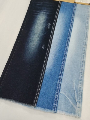 Buy Blue Gray high quality cotton polyester stretch Twill Style Denim Fabric 10*21/40+70 Construction JSD3110C For Jeans online manufacture
