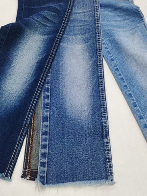 Buy Good price 72%cotton twill style Denim Fabric four way stretch 10*21/40+70 Construction JSD3110 for jeans online manufacture