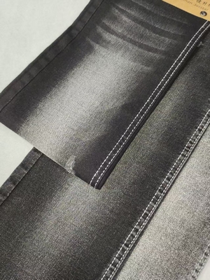 Buy 11oz BLACK/BLACK High Stretch Twill Style  Denim Fabric With 8*16/70 Construction For Man  Jeans online manufacture