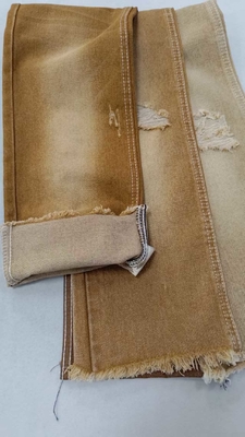 Buy High quality 11.3oz Right Twill Khaki 10x7 No elastic  Denim fabric  JSD3022K for fashion jeans online manufacture