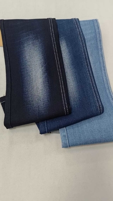 Buy 14oz DARK BLUE  with full width 153-155cm  Light Stretch Denim fabric  JSD3437-1 for fashion pants pants online manufacture