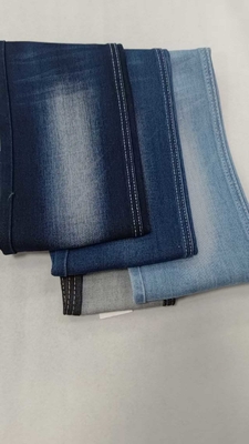 Buy 14oz DARK BLUE  with full width 153-155cm  Light Stretch Denim fabric  JSD3437-2 for fashion pants online manufacture