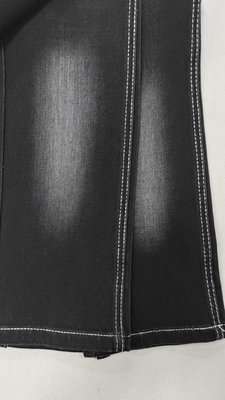 Buy 14oz BLACK with full width 153-155cm  Light Stretch Denim fabric  JSD3437-3 for fashion pants online manufacture