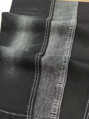 Buy Siro Yarn Cross Slub 75%Cotton high stretch good quality denim fabric JSD3294A for woman jeans or man pants online manufacture