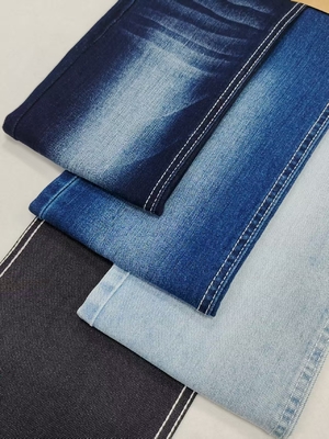 Buy Dual-core High Spandex Vertical Bamboo Yarn  85%cotton Denim Fabric With 10+10*16 Construction JSD3024 For Jeans online manufacture