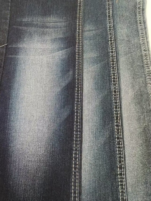 Buy 9oz Blue Gray 75%Cotton Vertical Bamboo Yarn Denim Fabric 10S For Jeans online manufacture