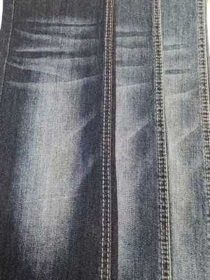 Buy 75%Cotton High Stretch Vertical Bamboo Yarn style Denim Fabric with 8+8*12 construction JSD3294G For Jeans online manufacture
