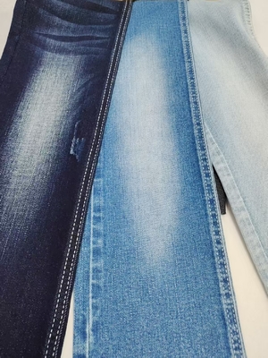 Buy Dual-Core Siro Yarn Cross Slub  85%Cotton high spandex 8S Denim Fabric JSD3312 For women Jeans online manufacture