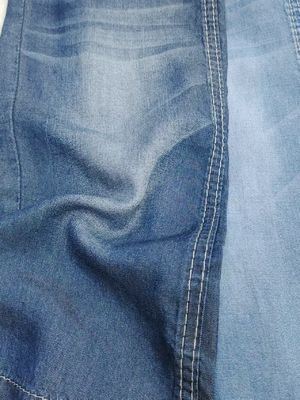 Buy 100%Tencel 4.5oz Light Weight Summer Jeans Or T-Shirt Denim Fabric Elastic Free 180cm Full Width  JSD2031 online manufacture