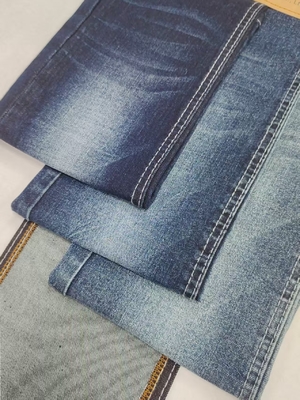 Buy 11.8oz Blue Gray Super-Soft Twill Style Stretch Denim Fabric 8*16/70 Construction For Man Jeans Suit  Autumn online manufacture