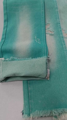 Buy 10.6oz Left Twill Apple Green 10x7 No elastic  Denim fabric  JSD3023FG for wholesale denim online manufacture