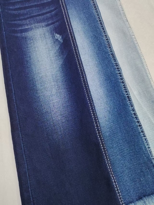 Buy Siro Twill Style 8.8oz High Stretch Denim Fabric Dark Indigo 70%Cotton For Lady Jeans online manufacture