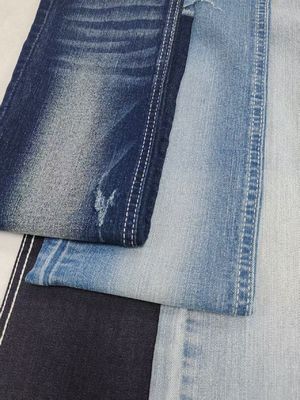 Buy 12S Denim Fabric 8.5oz Right Twill Woven Low Shrinkage For Ladies Jeans online manufacture